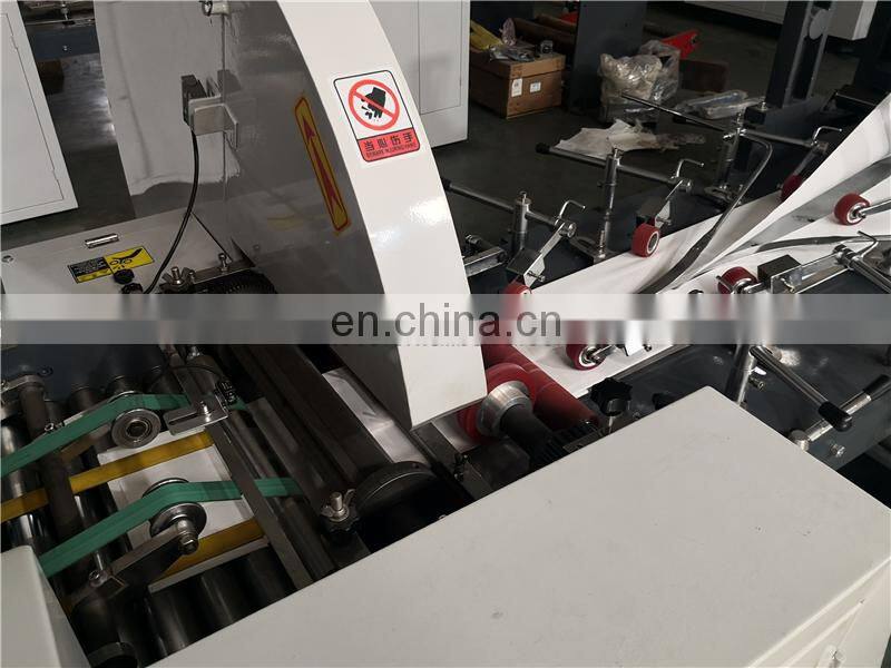 HD600E Roll fed mechanical kfc cookies snack small flat V Bottom fast Food Paper Bag forming making Machine
