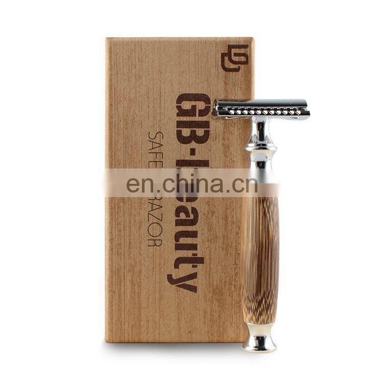 Personna Black Handle Safety Shaving Razor for Men