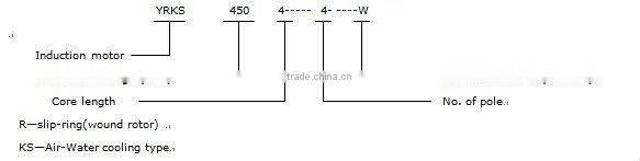 YRKS series high voltage wound rotor motor lifting motor