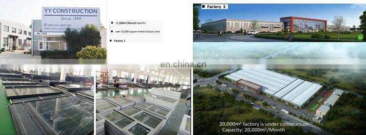 20 Years Manufacture Commercial system glass aluminum bi-folding / accordion / windows for Modern Design