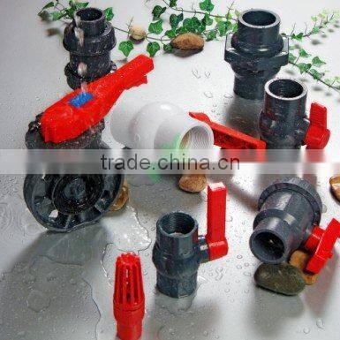 China Factory Size 3/4" PVC Pipe Fittings Foot Valve Injection Molding Machine
