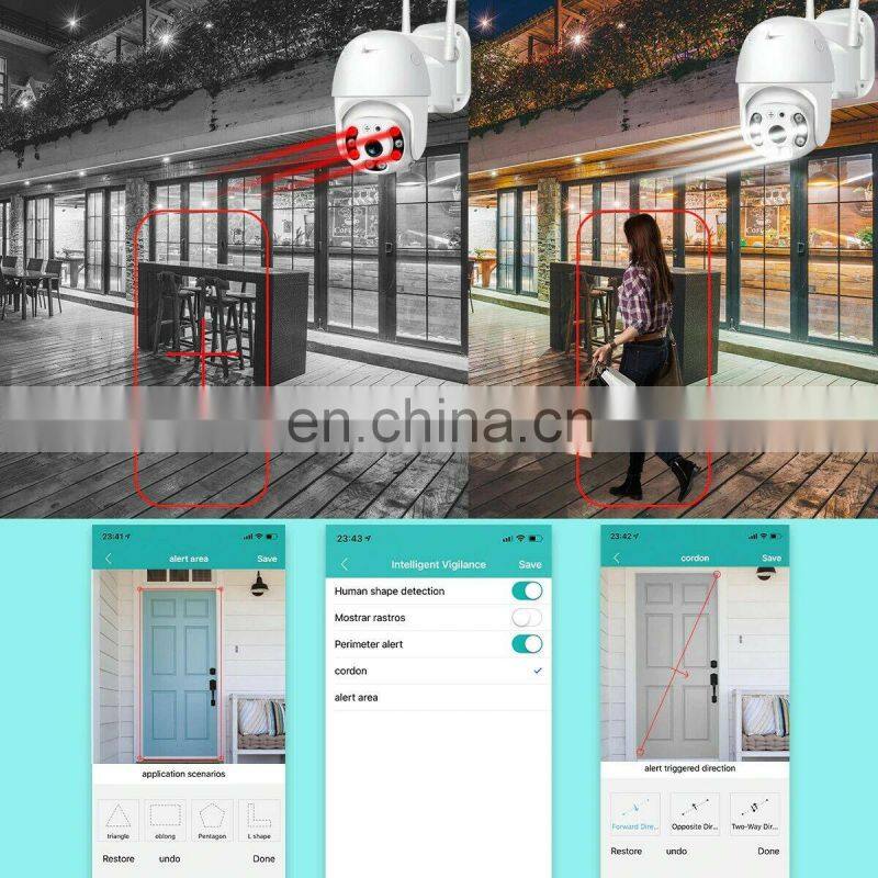 1080P WIFI IP Wireless Camera Outdoor CCTV HD PTZ Smart Home Security IR 360 Cam YOOSEE  Icsee