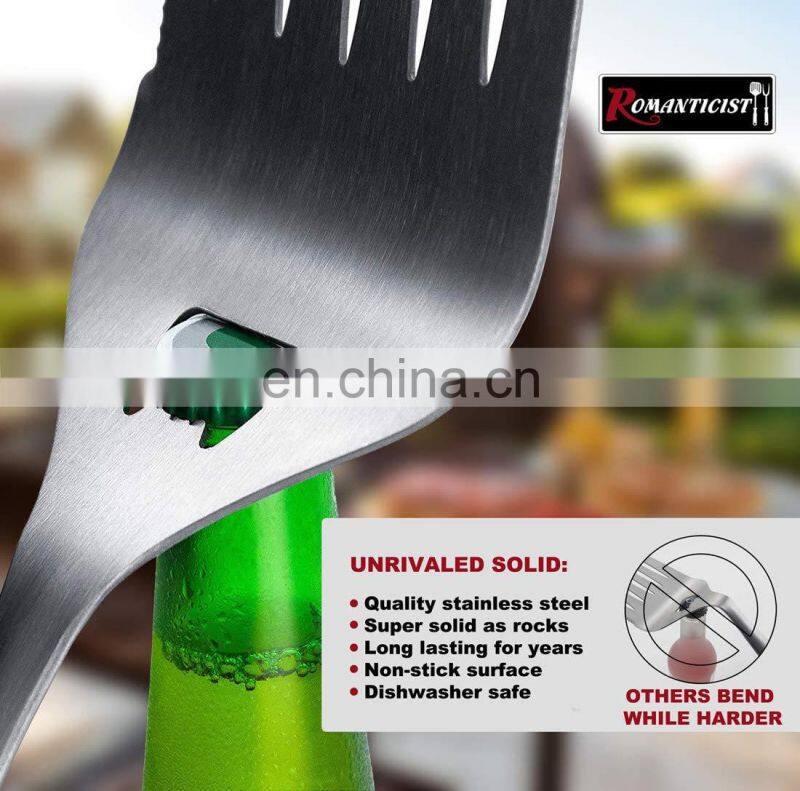 Stainless Steel BBQ Grill Tools Set - 5 Piece Grilling Tool Accessories Barbecue