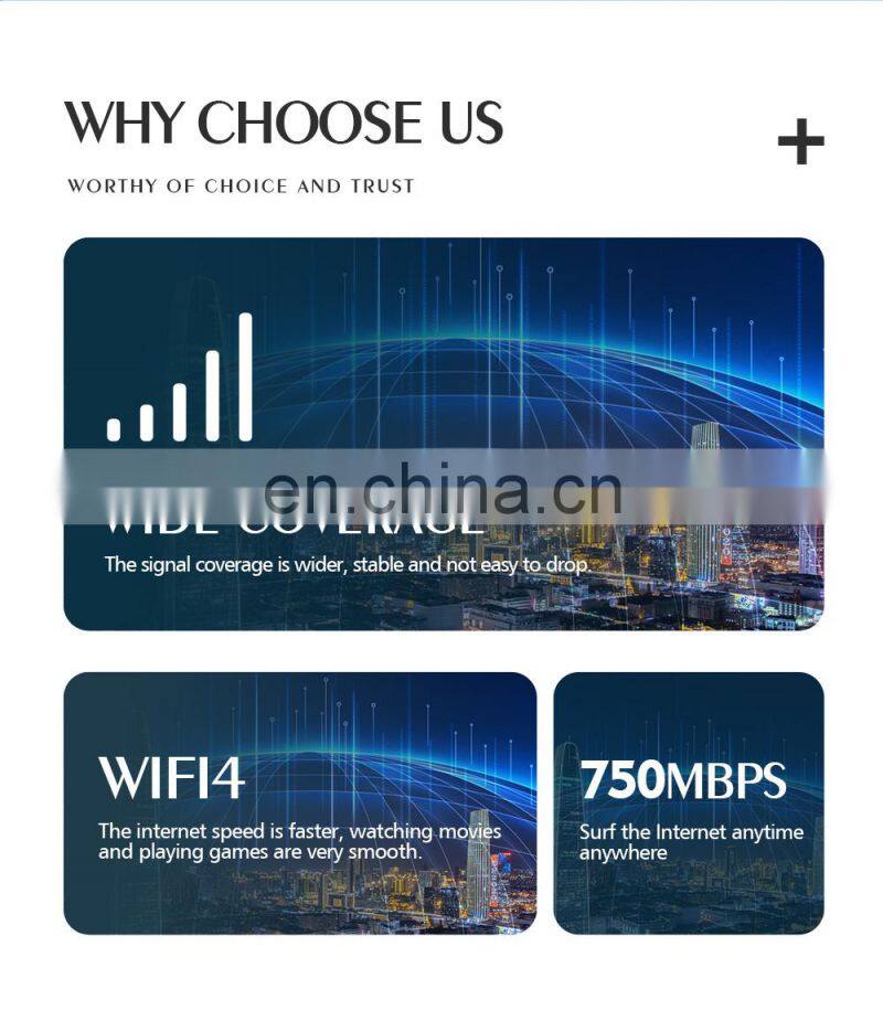 ALLINGE SDS1583 4G Industrial CPE Wireless Wifi Router Home Indoor Modem Long Range 3pcs External Antennas 1WAN/4LAN Port