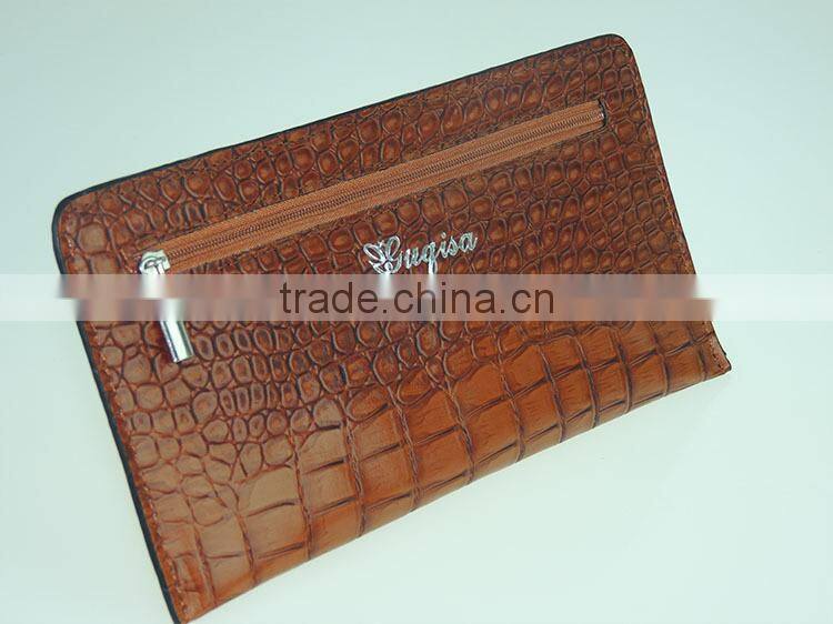 plain and convenient leather lady coin purse