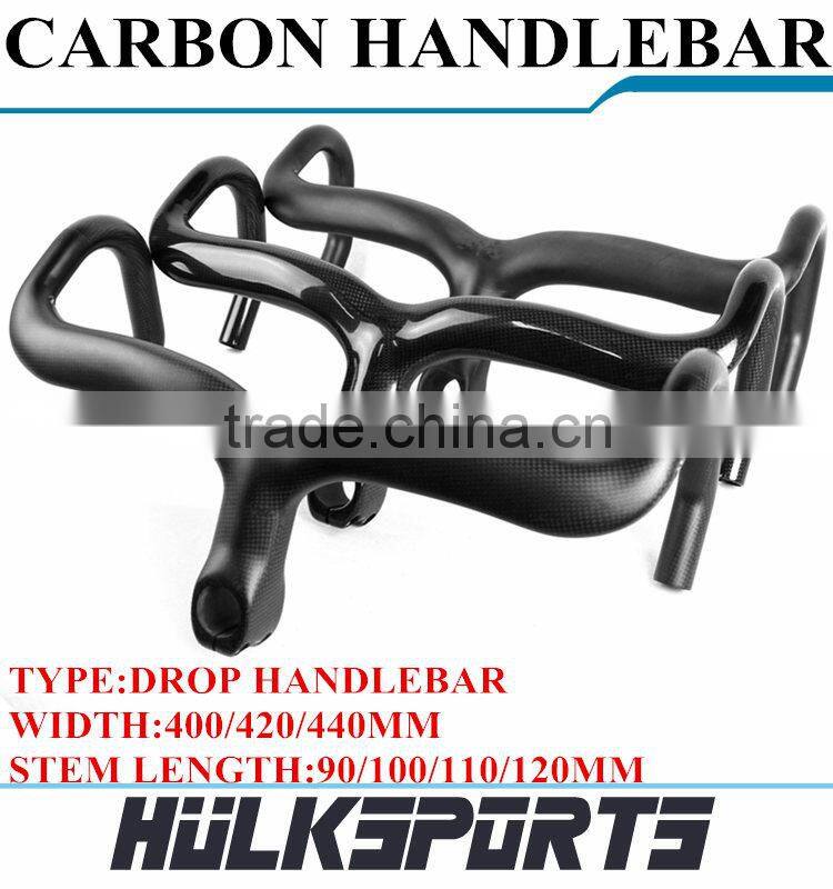 NEW Design Carbon handlebar Glossy Matte Surface 3K UD Carbon Bicycle Road Bicycle Handlebar