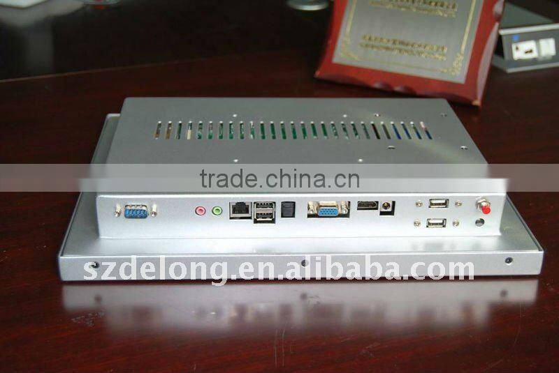 movbale harddisk 15'' touch screen embedded computer with Atom D525