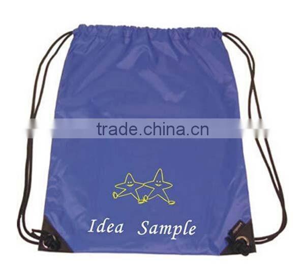 Durable custom drawstring backpack bag