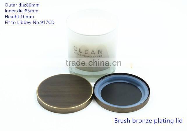 86mm Black nickle plating candle lid