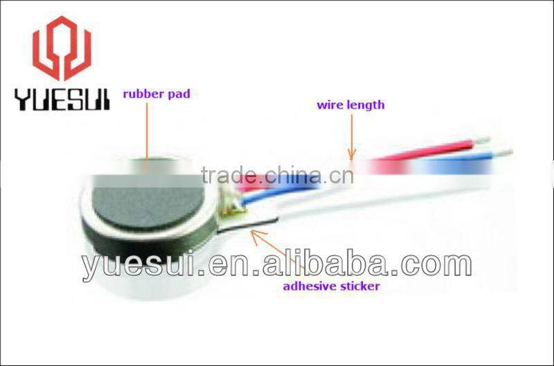 3.0V brush mini vibrational motors for mobile phones