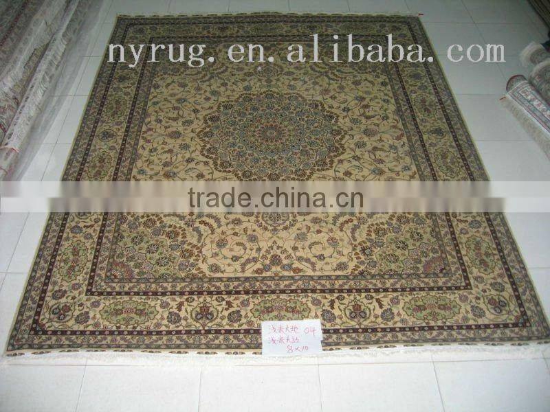 hand craft double knotted Australia alpaca rug