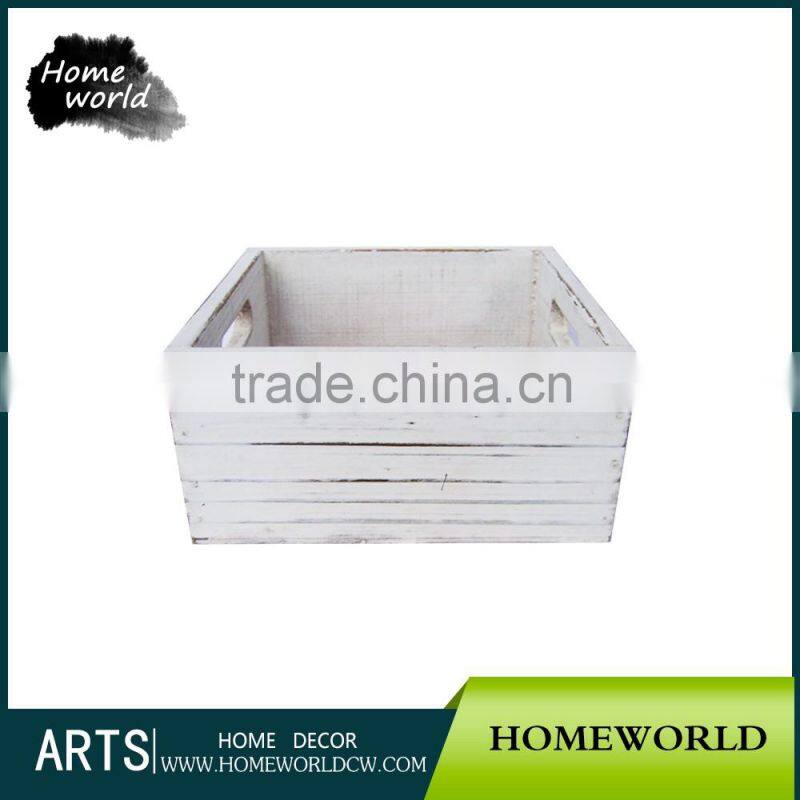 S/2 popular low MOQ durable natural wooden storage tool box
