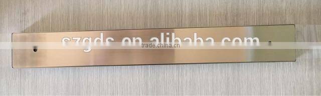 Factory Full Stainless Steel Magnetic strong power magnetic knife holder with bar for kitchen