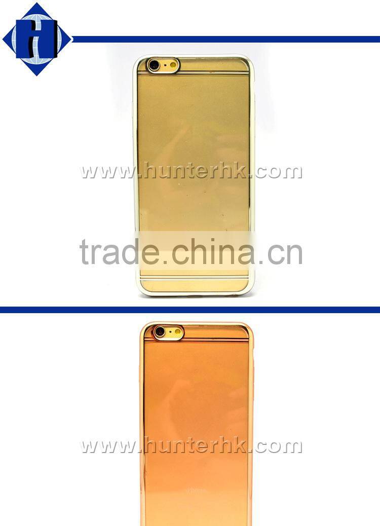Plated Ultra Thin TPU Gel Case For iphone6