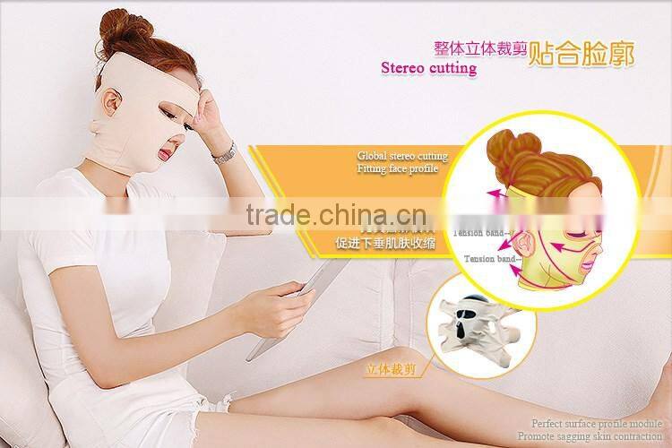 Large stock Effective thin Chin Masseter lycra stereo face Slimming Belt