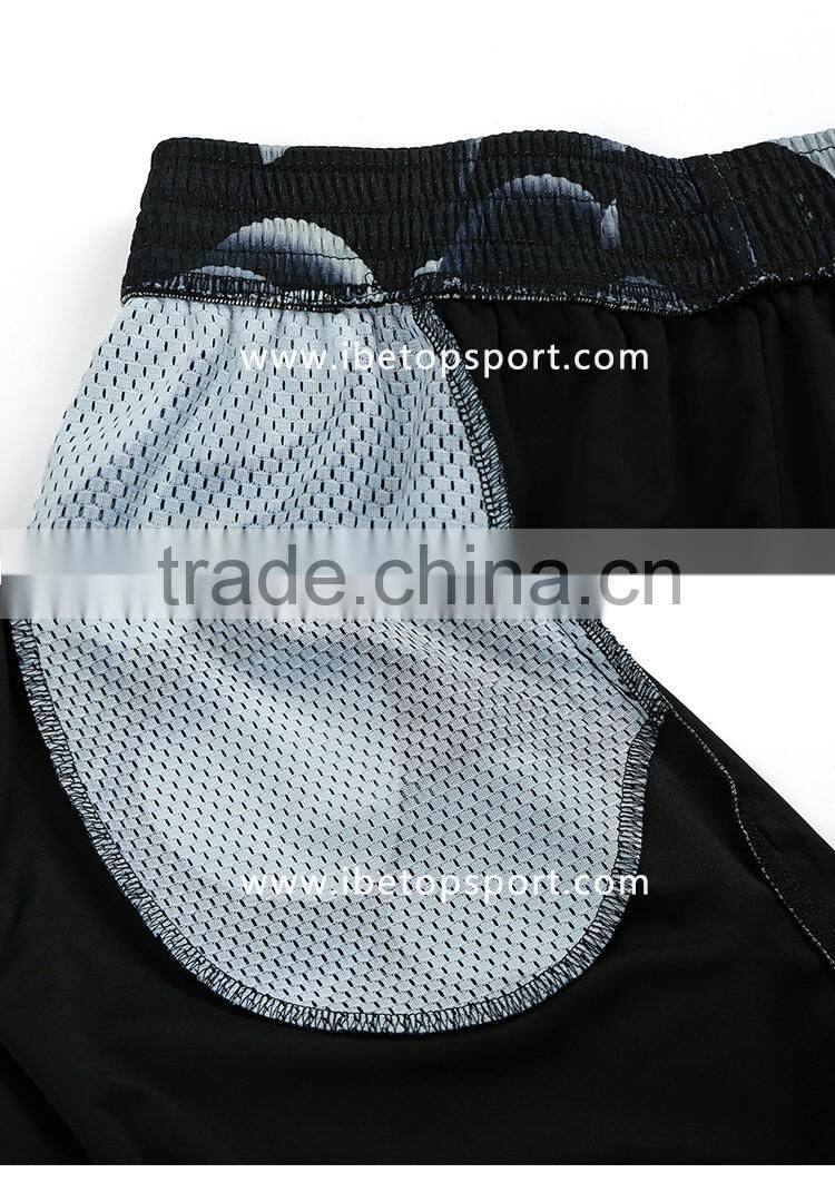 Hot design short sleeve custom team sublimated soccer short pant