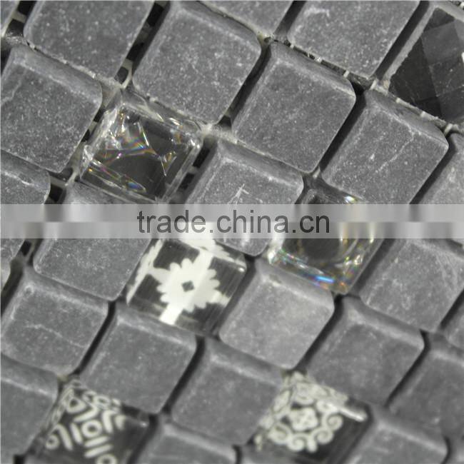 stone mix glass mosaic