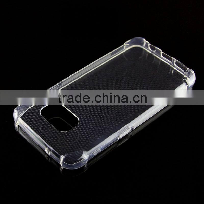 clear Transparent soft tpu anticollision dust control cell phone case for Samsung Galaxy S7 G930 skin