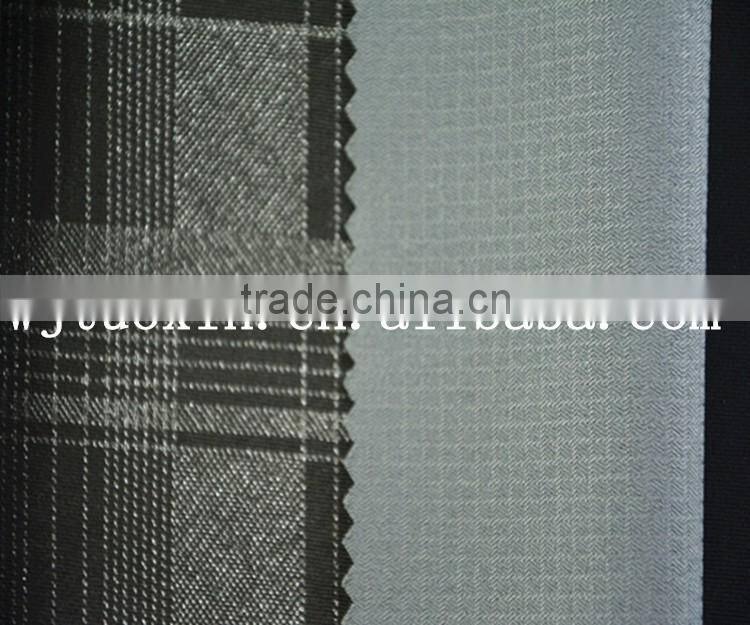 no noise stretch plaid softshell fabric for sportswear