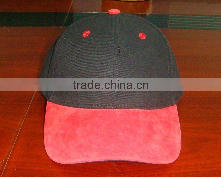 Customize high quality suede peak caps