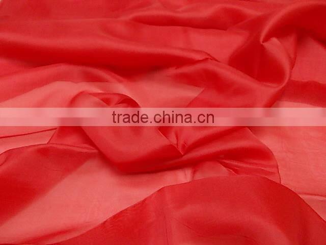 Indian silk organza fabric, 100% silk, platinium