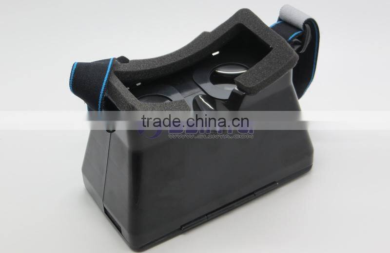 2 In 1 Google Virtual Reality 3D Glasses + Blutooth Controller For Smartphone Game Movie