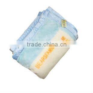 plush mink baby blankets/baby plush blanket/soft plush baby blanket