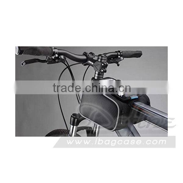 The unique double bicycle top tube bike frame bag for iphone 6