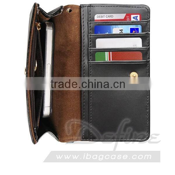 Leather Card Holder RFID Wallet Womens Clutch Organizer Travel Holder