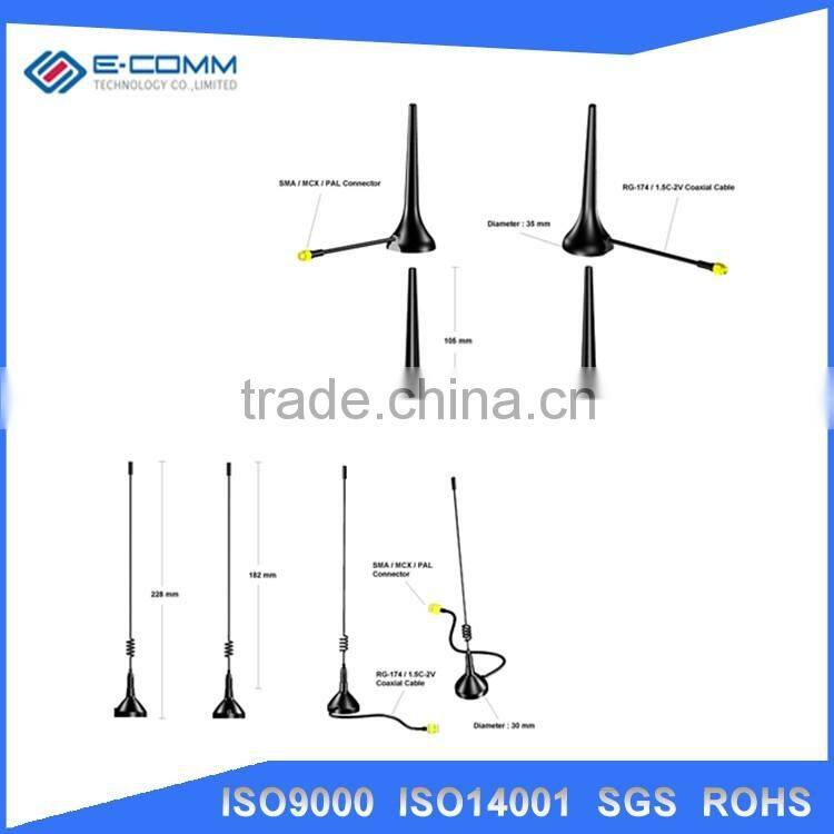 Router 3G External Antenna 850-2170MHz Magnetic Antenna with TS9/CRC9/SMA