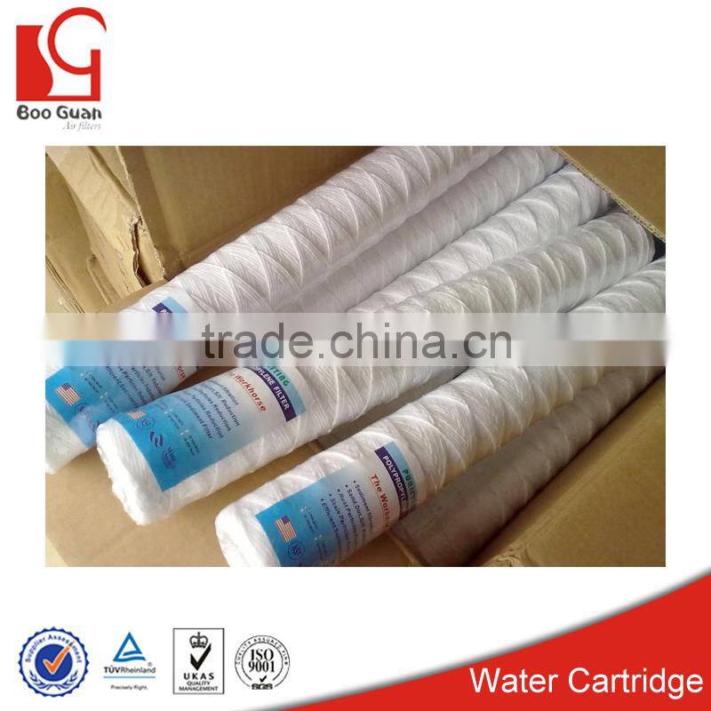 pp string wound filter cartridge for water, food and beverage