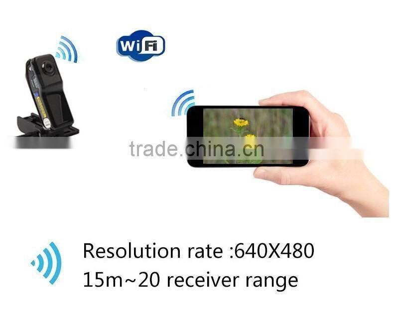 WiFi spy camera Mini DV Wireless IP Camera Hidden camcorder Video Recorder mini DV NEW MD81