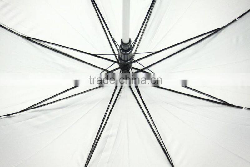 23" UV blacking aluminum auto-open stick umbrella