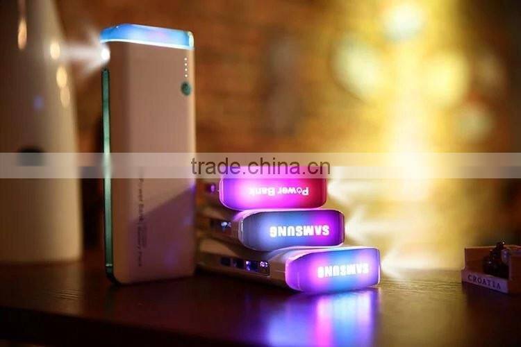 color changing 3 usb universal new power bank charger