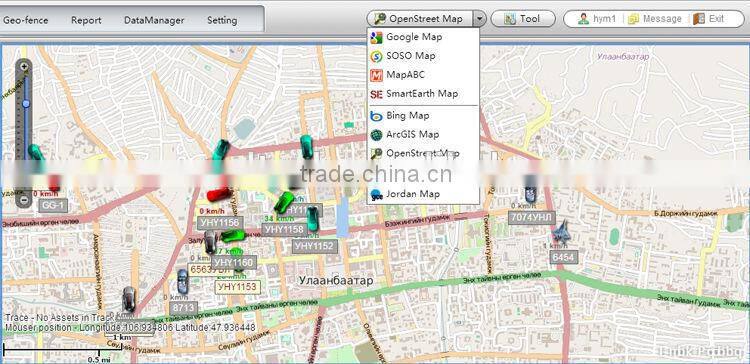 gps online vehicle tracking system supports free google map monitoring