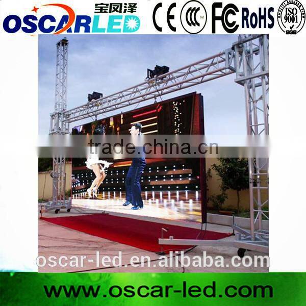 p10 outdoor hanging mobile die-casting rental led full color display