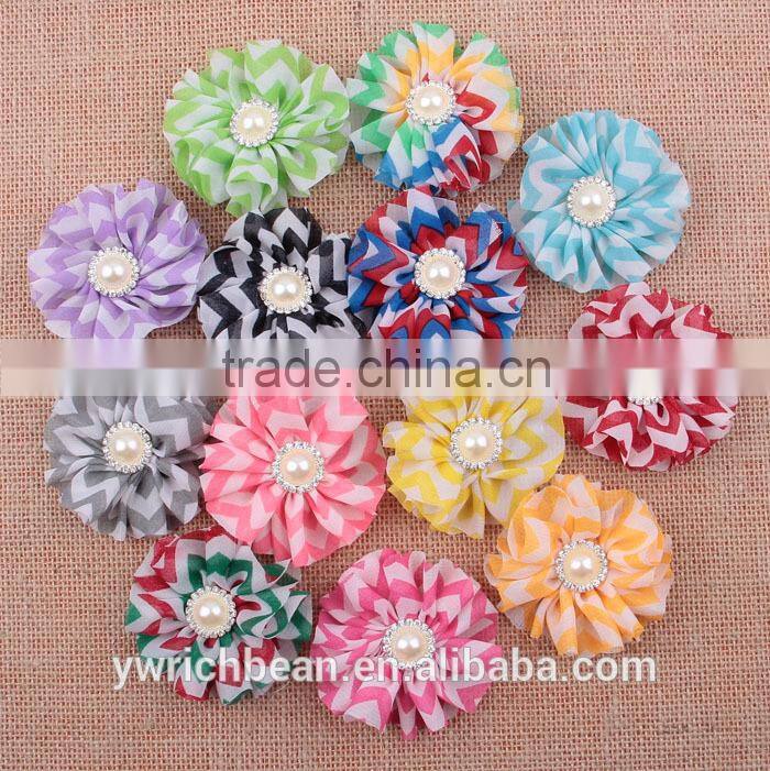Many colors kids shabby chic hair flower !cute girl large hair flower clips ! CB-3275