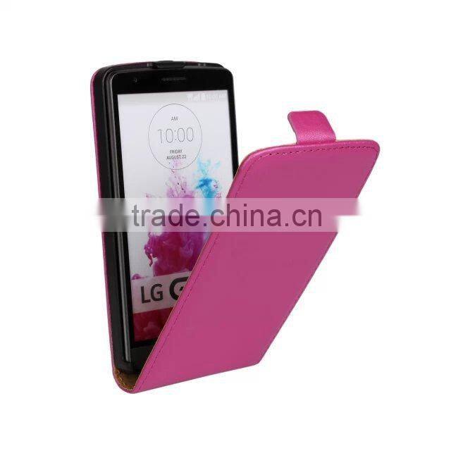 Wholesale Mobile phone case for LG G2,Flip Real leather case for LG G2