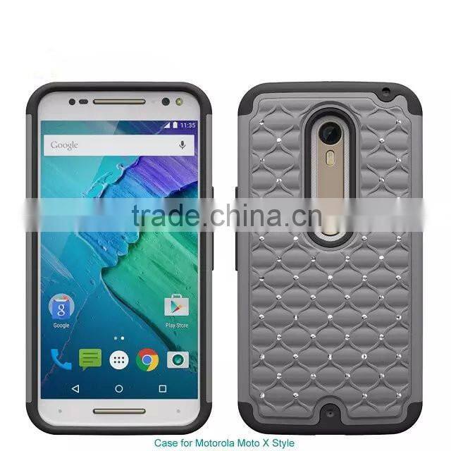 Keno New Products 2016 Mobile Accessories for MOTO X Style Case, Recycled Plastic Cell Phone Cases for MOTO X Style