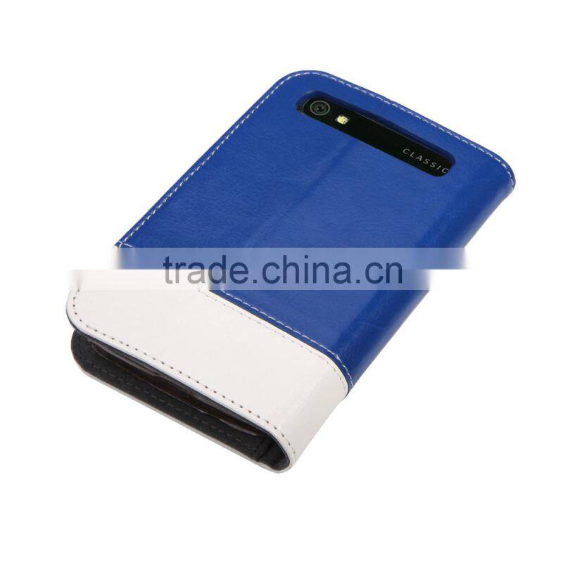 PU leather mobile phone case for Blackberry Q20