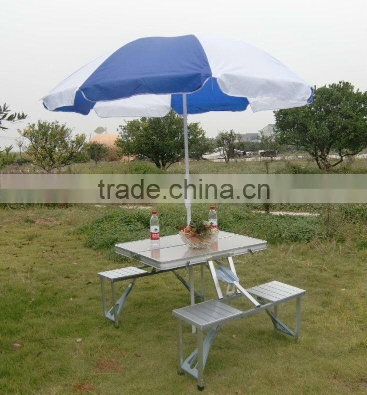Aluminium folding picnic table