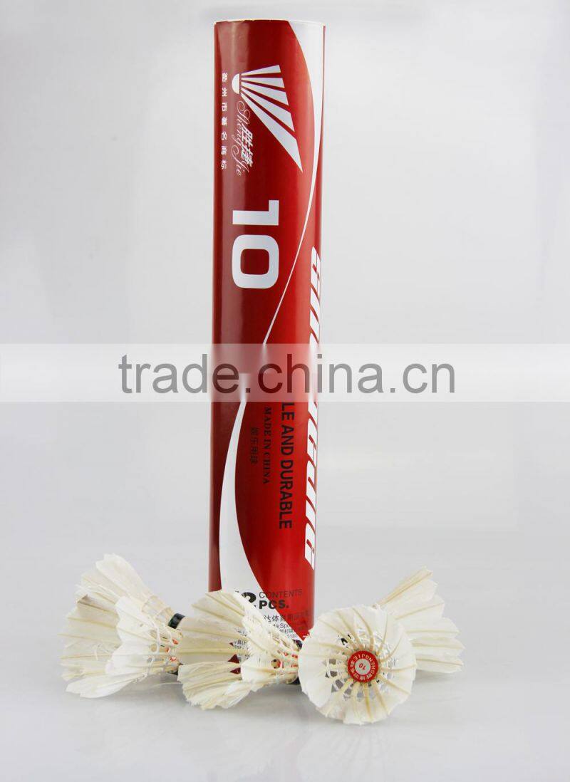 Cheap Duck Feather Shuttlecock Badminton With Good Quality