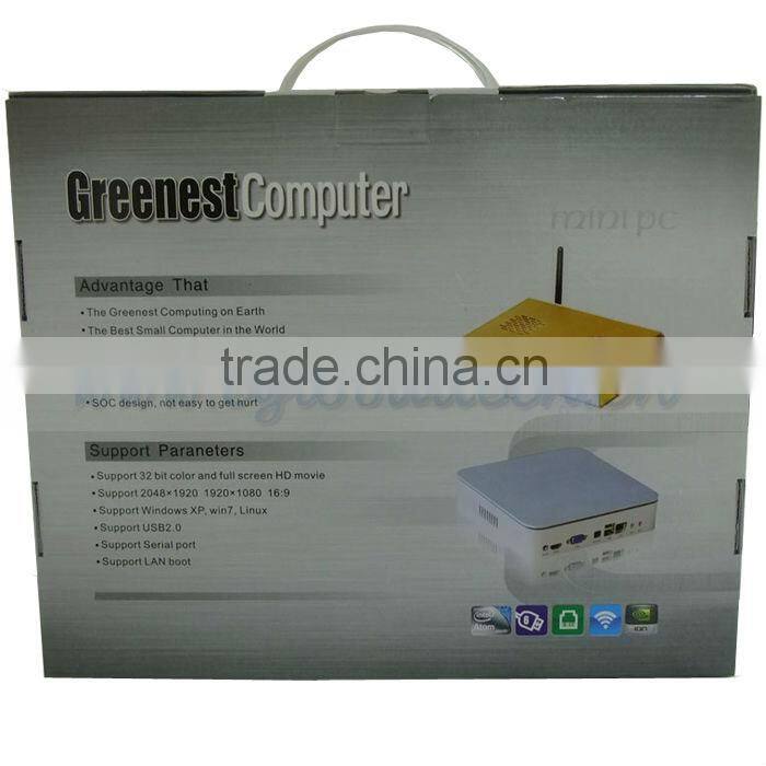 Linux hd pc video webcom 6*USB,dual COM port pc station x86 frame oem motherboard desktop computer for sale