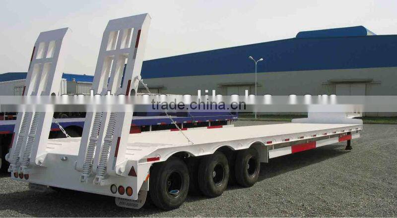 Cheap low bed semi trailer 60 tons low price sale