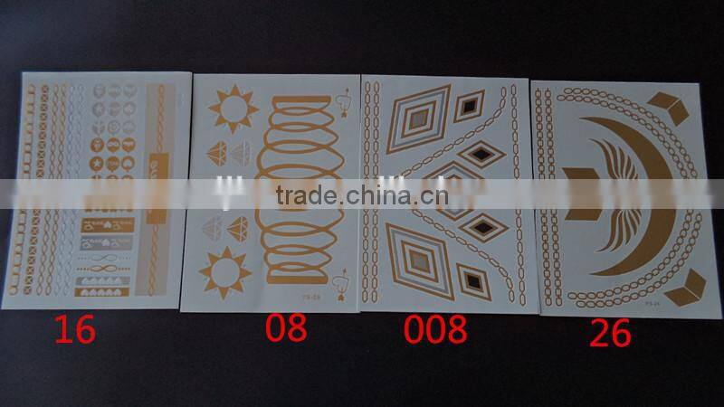 YS metallic tattoo Flash tattoo wholesale