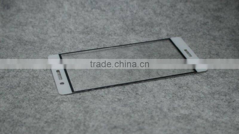 new premium custom cut 2.5D 0.33mm tempered glass screen protector for huawei P9