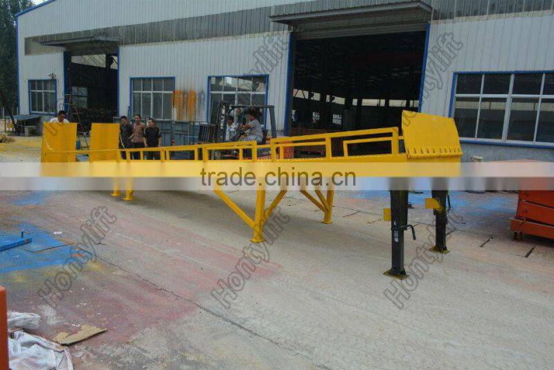 Hontylift truck unloading ramps