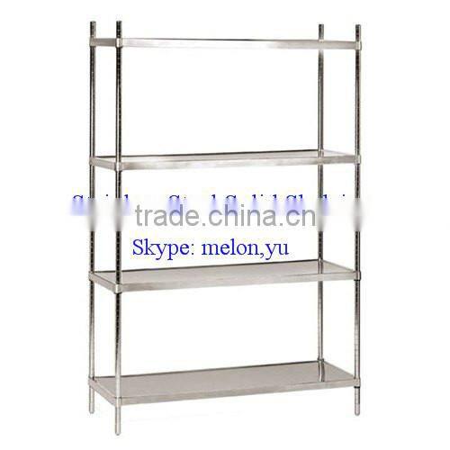 High Quality Stainless Steel Mobile Solid Shelving-12 years Professional Manufacturer&Very Competitive Price