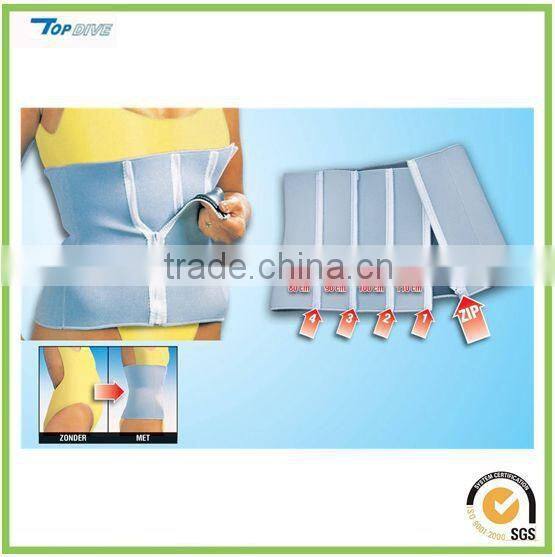 Neoprene zipper waist belt