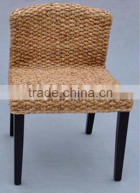 Super Cheap Bali Indonesia Design Coffee Handmade Seagrass Natural Rattan Wicker Wood Side Dining Chair